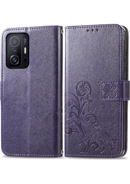 Xiaomi 11T/11T Pro Kısa Kayış Zarif Iş Çevirme Kapağı (Yurt Dışından)