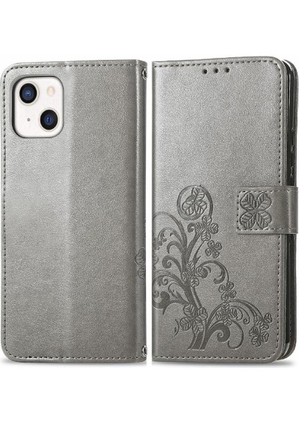 Iphone 13 Için Kılıf Mini Zarif Iş Kapak Kapak Kısa Kayış Dört (Yurt Dışından)