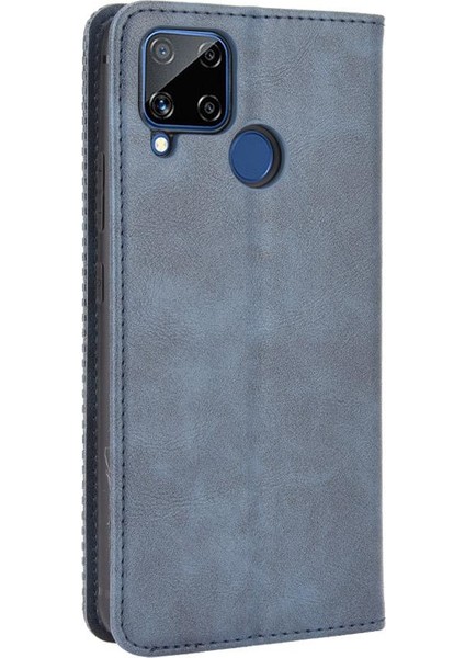 Realme C15 Manyetik Kapatma Cüzdan Pu Deri Için Kılıf (Yurt Dışından) indirimleri
