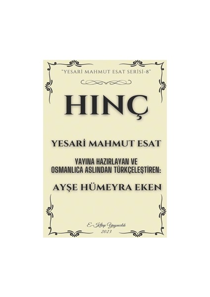 Hınç - Yesari Mahmut Esat