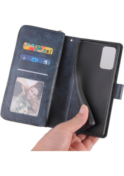 Samsung Galaxy Not 20 Için Kılıf Kapak Çevirin Kart Tutucu ile El Kayışı 9 (Yurt Dışından) modelleri