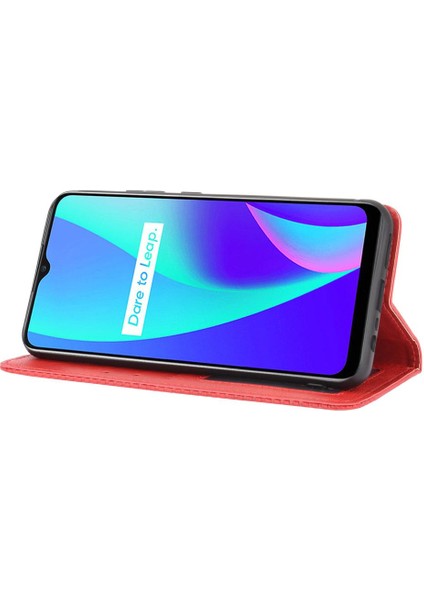 Realme C15 Manyetik Kapatma Cüzdan Pu Deri Için Kılıf (Yurt Dışından) modelleri