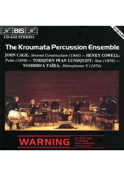V/c: Works For Percussıon Ensemble-Cd