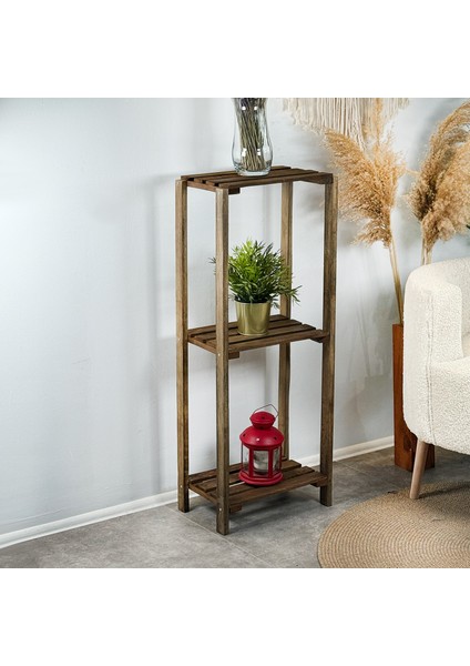 Saksı Ahşap Saksılık Büyük Boy Saksı Stand Çiçeklik 2163