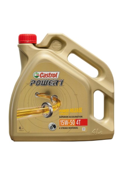 Castrol Power 1 4t 15W50 4 Lt Motosiklet Yağı