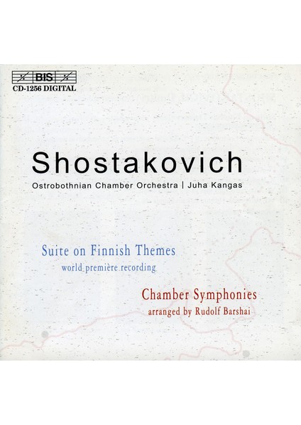 Shostakovıch: Suıte On Fınnısh Themes-Cd