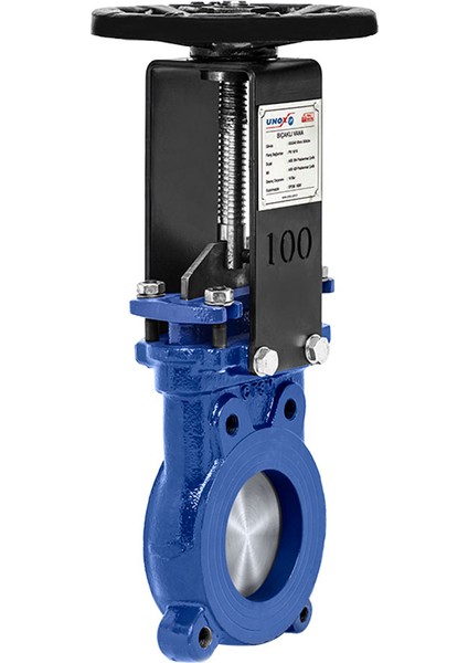DN500 Manuel Bıçak Sürgülü Vana Çift Taraf Sızdırmazlık