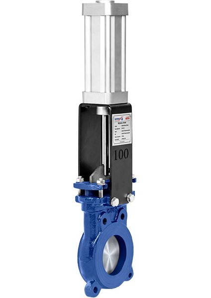 DN400 Pnömatik Bıçak Sürgülü Vana Çift Taraf Sızdırmazlık