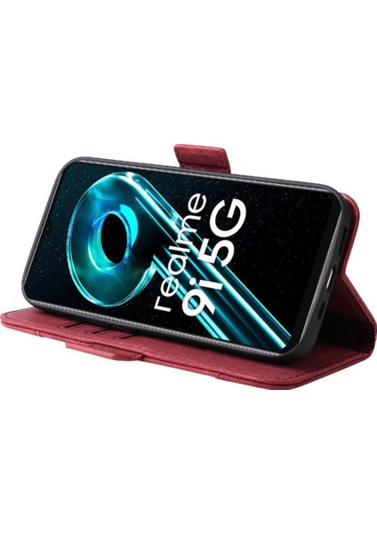 Realme 9i 5g Kart Yuvaları Için Kılıf Tpu Deri Manyetik Cüzdan Kapak Çevirin (Yurt Dışından) indirimleri