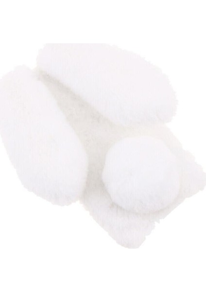 Nokia 4.2 Tavşan Furprotection Plushcase Güzel Plushrabbit ve (Yurt Dışından)