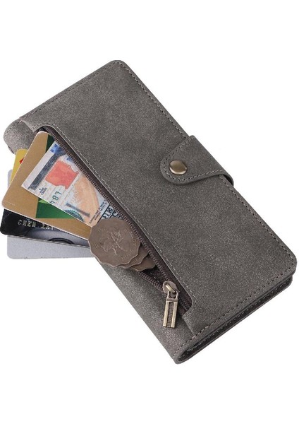 Samsung Galaxy A71 Için Kılıf El Kayışı Manyetik Fermuar ile 4g Kart Tutucu (Yurt Dışından) modelleri