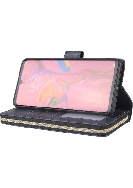 El Kayışı Kartı ile 9 Kart Yuvası ile Huawei P30 Pro Cüzdan Kılıf Için Kılıf (Yurt Dışından) fırsatları