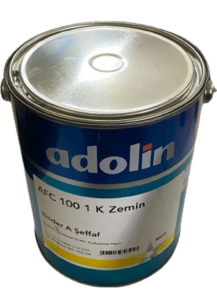 Afc 100 1k Zemin Boyası RAL1023 Sarı 4 kg