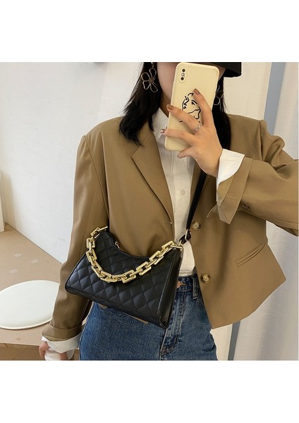 66 Shop Günlük Kadın Omuz Çantası - Kahverengi (Yurt Dışından)