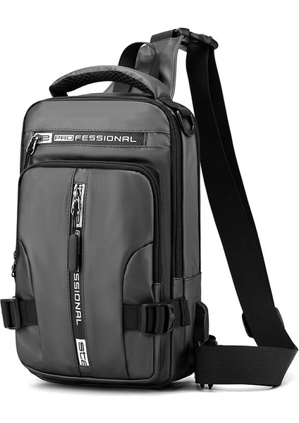 Ruichihu Büyük Kapasiteli Çok Fonksiyonlu Su Geçirmez Erkek Omuz Çantası - Yeşil (Yurt Dışından)