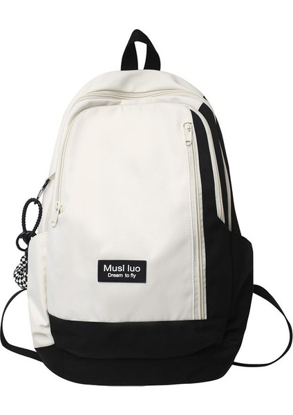 Wizmy Okul Çantası Erkek Ortaokul Öğrencileri Sırt Çantası Yeni Kadın Okul Çantası Lise Üniversitesi Büyük Kapasiteli Sırt Çantası (Yurt Dışından)