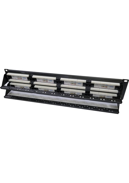 19" 48 Port Cat6 Patch Panel Dolu