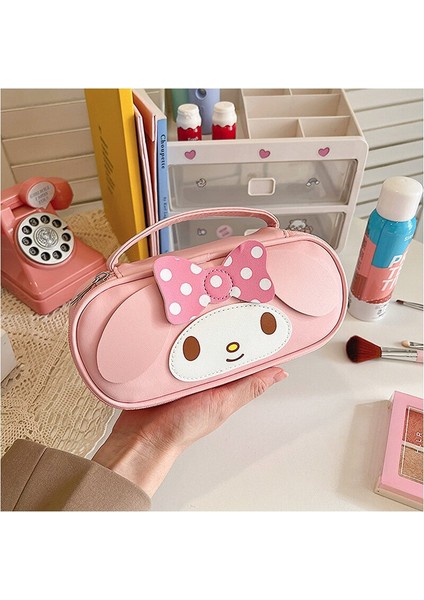 01 Beautifyy Sanrio Pio Kuromi Melodisi Büyük Kapasiteli Kalem Kılıfı Kız Kalp Kırtasiye Çantası Öğrenci Sevimli Kalem Kılıfı (Yurt Dışından)