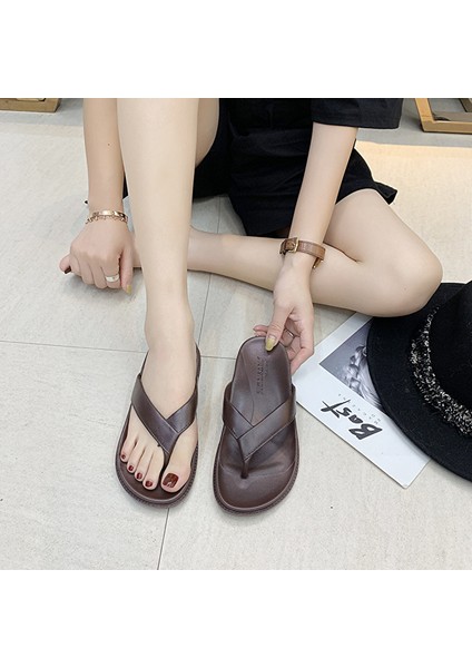 WN01 Moda Çift Kaymaz Düz Renk Kore Versiyonu Flip Flop Erkek Tüm Maç Sevimli Öğrenci Eğlence Kapalı ve Açık Plaj Ayakkabıları (Yurt Dışından) fiyatları