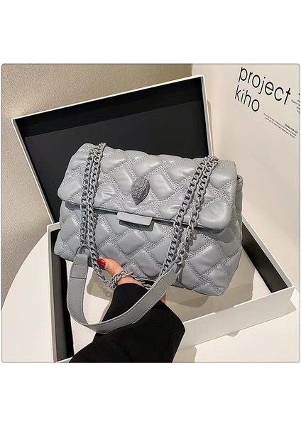 Modaya Uygun Küçük Koku Tarzı Çanta, Popüler Basit Pu Omuz Çapraz Askılı Çanta, Günlük Çok Yönlü Eşkenar Dörtgen Kadın Çantası (Yurt Dışından)