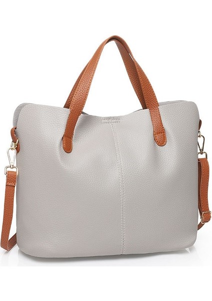 Ruichihu Kadın Su Geçirmez Omuz Çantası - Gri (Yurt Dışından)