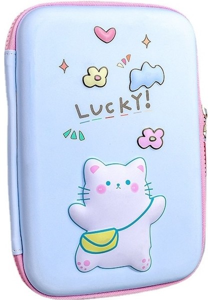 Ivy Stationery Büyük Kapasiteli 3D Çizgi Film Sevimli Kalem Kutusu (Yurt Dışından)