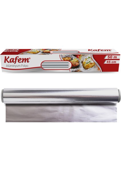 Aluminyum Folyo 45CM x 50M 10MIC x 4 Paket