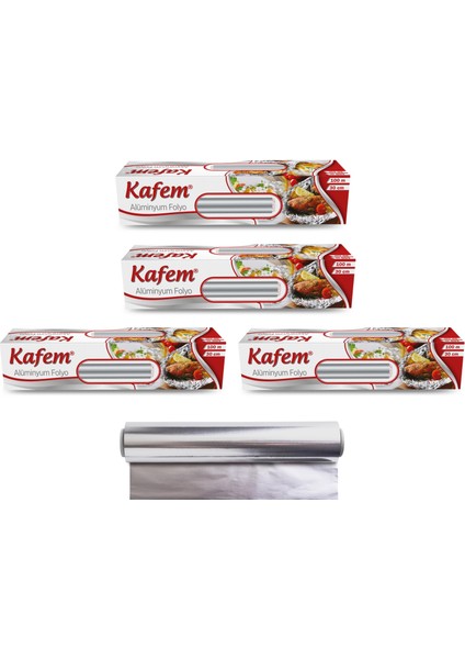 Aluminyum Folyo 30CM x 100M 10MIC x 4 Paket