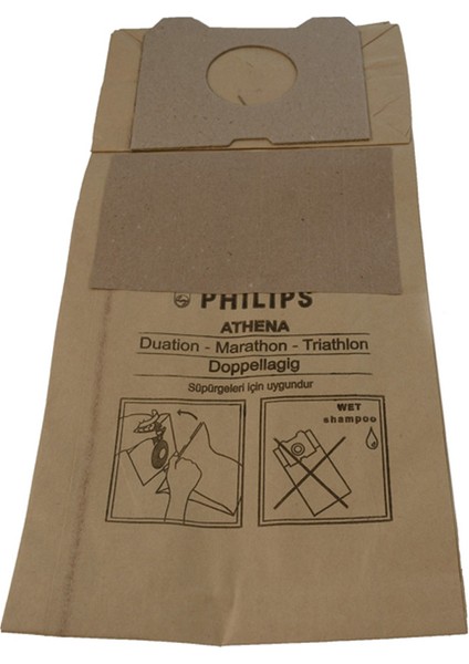 HR6947/01 Elektrikli Süpürge Torbası - 4 adet