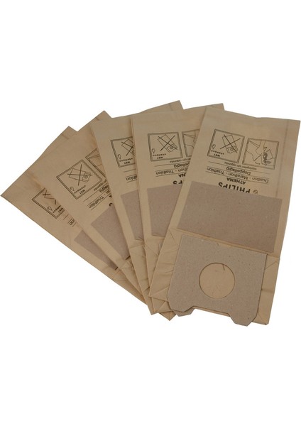 HR6947/01 Elektrikli Süpürge Torbası - 4 adet modelleri