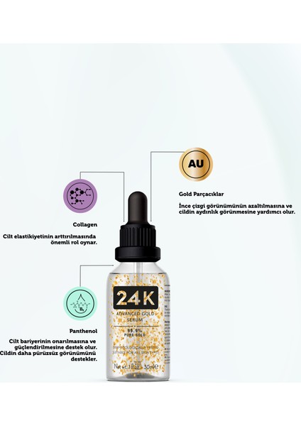 Advanced 24K Gold Serum 30 ml
