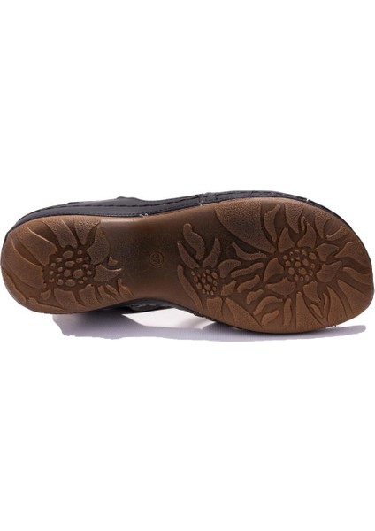 157362 Siyah Ortopedik Günlük Kadın Sandalet fırsatları