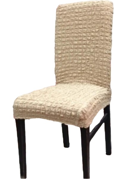 Bürümcük Lastikli Esnek (1 Adet) Sandalye Kılıfı Sandalye Örtüsü