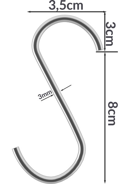 8 Cm, Mutfak Kanca, S Kanca, Tel Pano Kanca, Metal Kanca, Makrome Kanca fiyatları