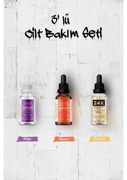 New Essentials 3'lü Cilt Bakım Fırsat Paketi 30ML + 30ML + 30ML