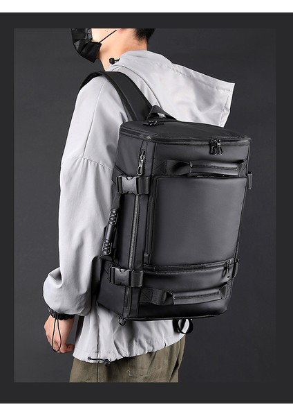 Yeni Erkek Sırt Çantası, Büyük Kapasiteli Iş Bilgisayar Çantası, Çok Fonksiyonlu Omuz Crossbody Çantası, Taşınabilir Seyahat Sırt Çantası (Yurt Dışından) fırsatları