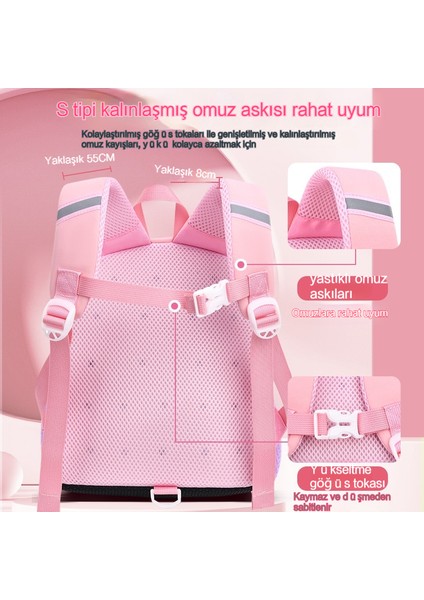 Yeni Ayı ve Tilki Sevimli Çocuk Okul Çantaları Anaokulu Okul Çantaları Rahat Anti-Kayıp Sırt Çantaları (Yurt Dışından) fiyatları