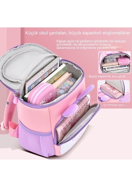 Yeni Ayı ve Tilki Sevimli Çocuk Okul Çantaları Anaokulu Okul Çantaları Rahat Anti-Kayıp Sırt Çantaları (Yurt Dışından) modelleri