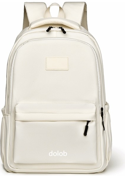 Sırt Çantası Erkek Basit Büyük Kapasiteli Rahat Seyahat Sırt Çantası Kadın Lise Öğrencisi Okul Çantası (Yurt Dışından)