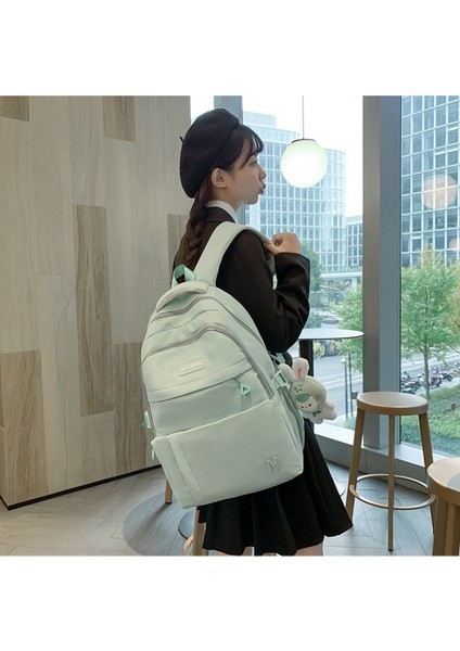 Öğrenci Okul Çantası Kadınların Ortaokul Öğrencileri Için Yeni Çok Yönlü Büyük Kapasiteli Sırt Çantası Okul Sezonunun Başlangıcı Için Gündelik Basit Sırt Çantası (Yurt Dışından) modelleri