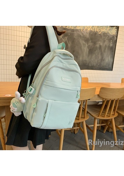 Öğrenci Okul Çantası Kadınların Ortaokul Öğrencileri Için Yeni Çok Yönlü Büyük Kapasiteli Sırt Çantası Okul Sezonunun Başlangıcı Için Gündelik Basit Sırt Çantası (Yurt Dışından) indirimleri