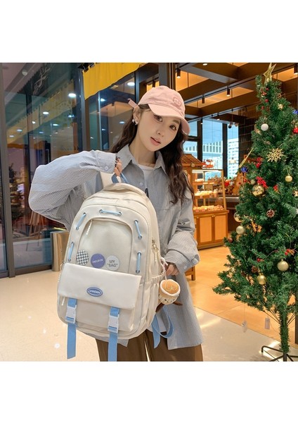 Japon Ins Okul Çantası Kadın Ortaokul Öğrencisi Lise Öğrencisi Sırt Çantası Büyük Kapasiteli Bilgisayar Çantası Seyahat Sırt Çantası Erkek (Yurt Dışından) fiyatları