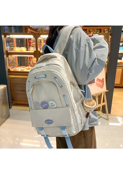 Japon Ins Okul Çantası Kadın Ortaokul Öğrencisi Lise Öğrencisi Sırt Çantası Büyük Kapasiteli Bilgisayar Çantası Seyahat Sırt Çantası Erkek (Yurt Dışından) modelleri
