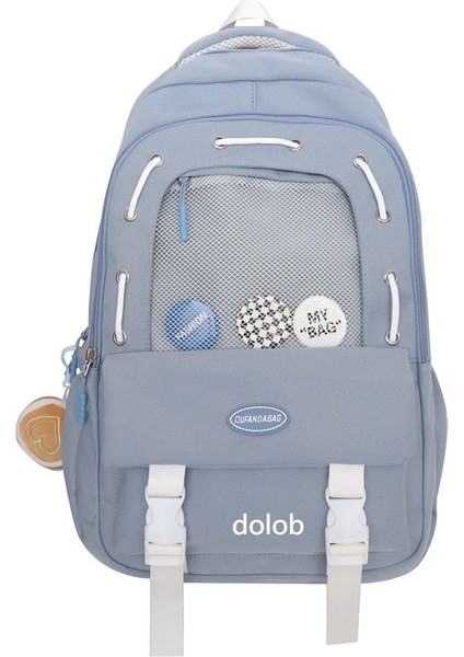 Japon Ins Okul Çantası Kadın Ortaokul Öğrencisi Lise Öğrencisi Sırt Çantası Büyük Kapasiteli Bilgisayar Çantası Seyahat Sırt Çantası Erkek (Yurt Dışından)