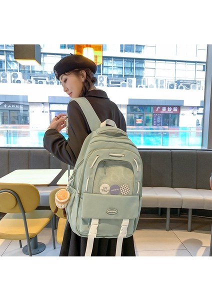 Japon Ins Okul Çantası Kadın Ortaokul Öğrencisi Lise Öğrencisi Sırt Çantası Büyük Kapasiteli Bilgisayar Çantası Seyahat Sırt Çantası Erkek (Yurt Dışından) indirimleri