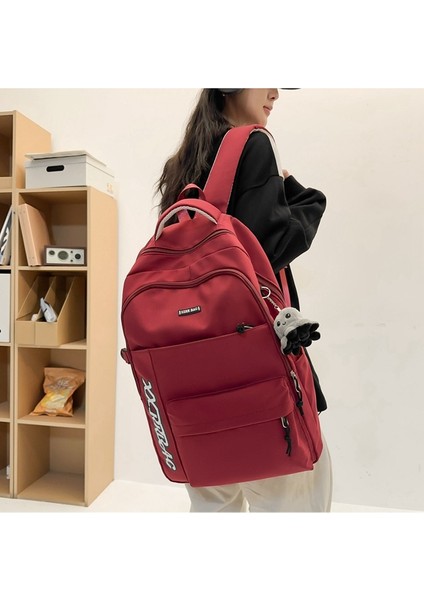 2024 Yeni Japon Hafif Büyük Kapasiteli Sırt Çantası Orta ve Lise Öğrencisi Okul Çantası Çift Açık Seyahat Çantası (Yurt Dışından) fırsatları