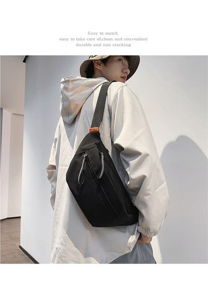 Göğüs Çantası Erkek Ins Trend Küçük Çanta Su Geçirmez Japon Crossbody Çanta Spor Omuz Çantası Erkek Bel Çantası Kadın Omuz Çantası (Yurt Dışından) indirimleri