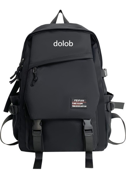 Sırt Çantası Erkek Basit Rahat Büyük Kapasiteli Küçük Seyahat Sırt Çantası Kadın Ortaokul Öğrencisi Lise Öğrencisi Okul Çantası Erkek (Yurt Dışından)