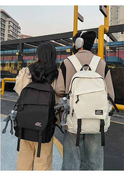 Sırt Çantası Erkek Basit Rahat Büyük Kapasiteli Küçük Seyahat Sırt Çantası Kadın Ortaokul Öğrencisi Lise Öğrencisi Okul Çantası Erkek (Yurt Dışından) indirimleri