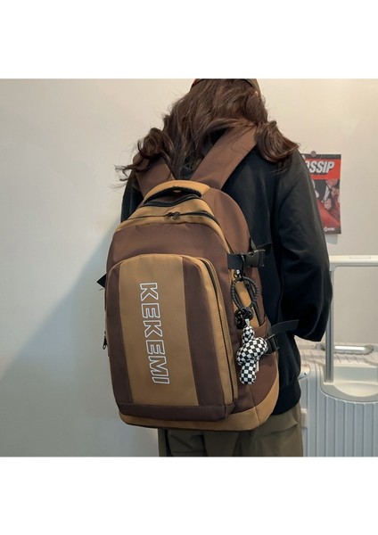 Ortaokul ve Lise Öğrencileri Için Gündelik Kore Çift Sırt Çantası, Büyük Kapasiteli Okul Çantası, Sevimli, Çok Yönlü, Zıt Renkler, Erkekler ve Kadınlar Için Aynı Tarz (Yurt Dışından) fiyatları